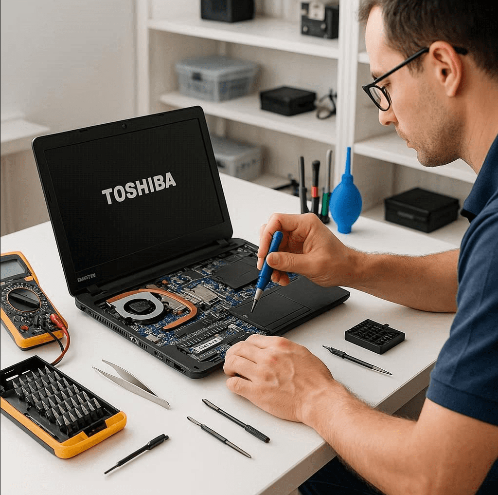 سرویس دوره‌ای لپ‌تاپ توشیبا