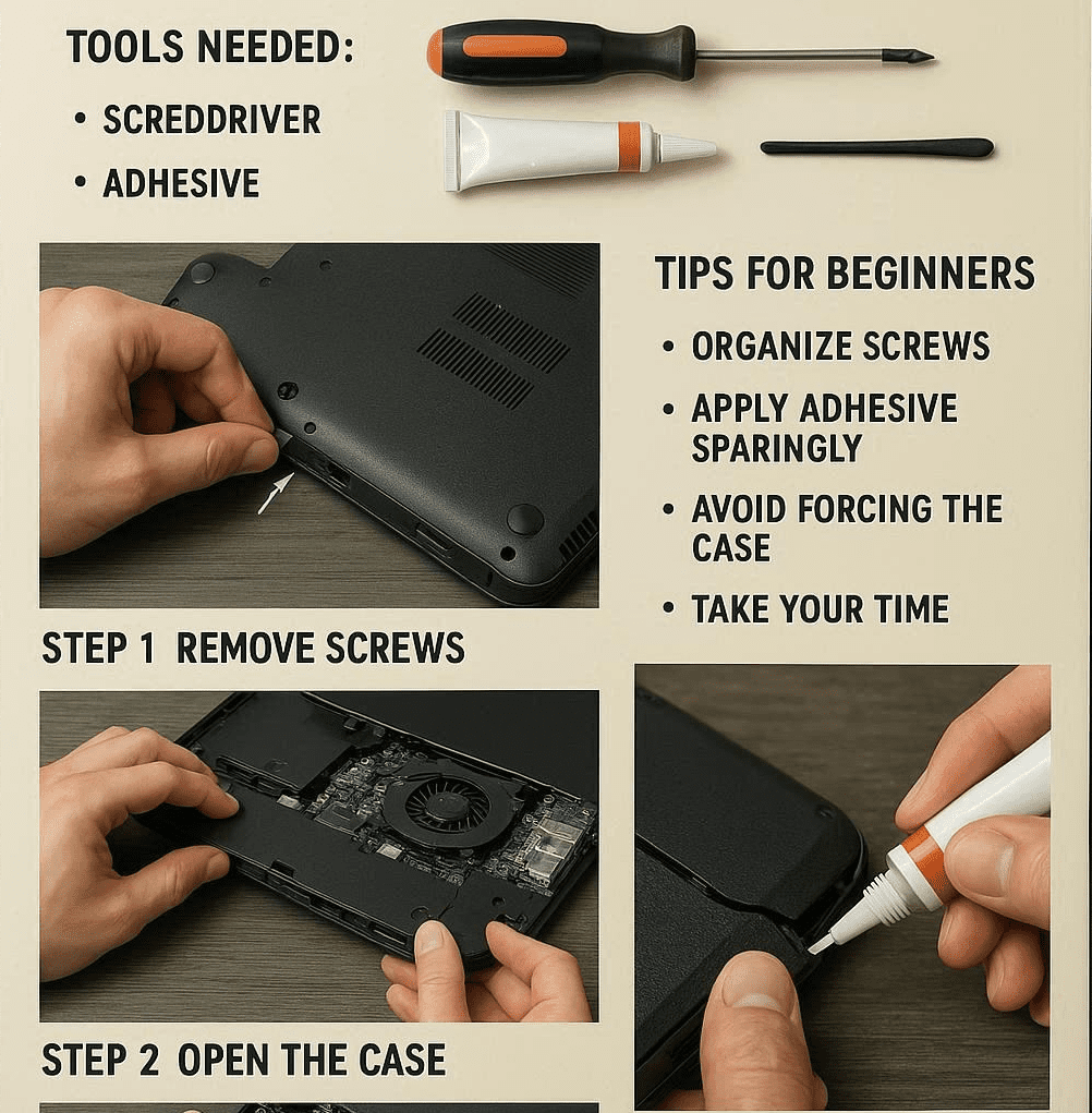 اهمیت تعمیر قاب و نکات پیش از شروع