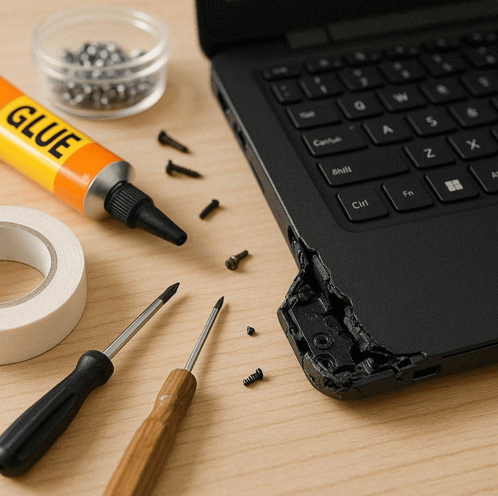 راهکارهای تعمیر قاب لپ تاپ شکسته