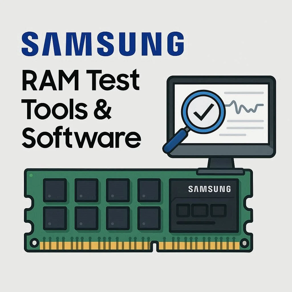 ابزارها و نرم‌افزارهای تست رم سامسونگ