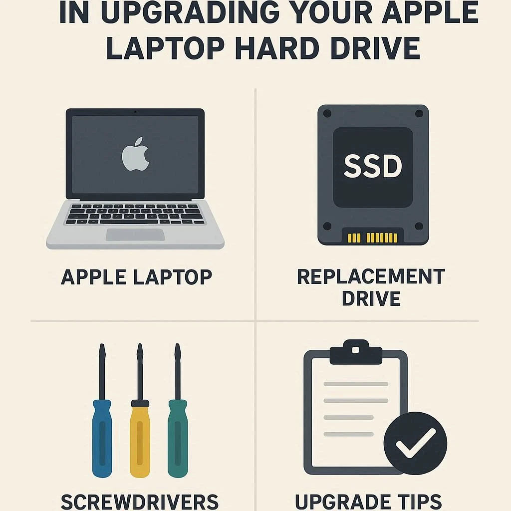 ابزارها و نکات مهم ارتقا هارد اپل