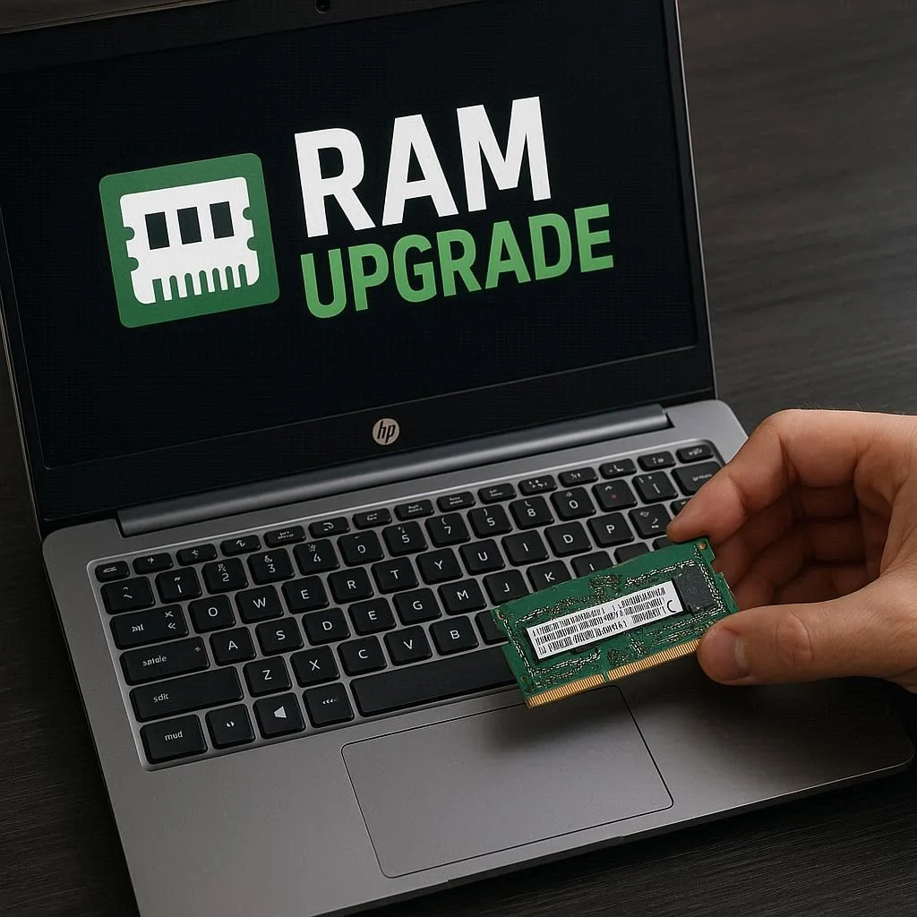 ارتقا رم لپ تاپ اچ پی برای گیمرها و کاربران حرفه‌ای