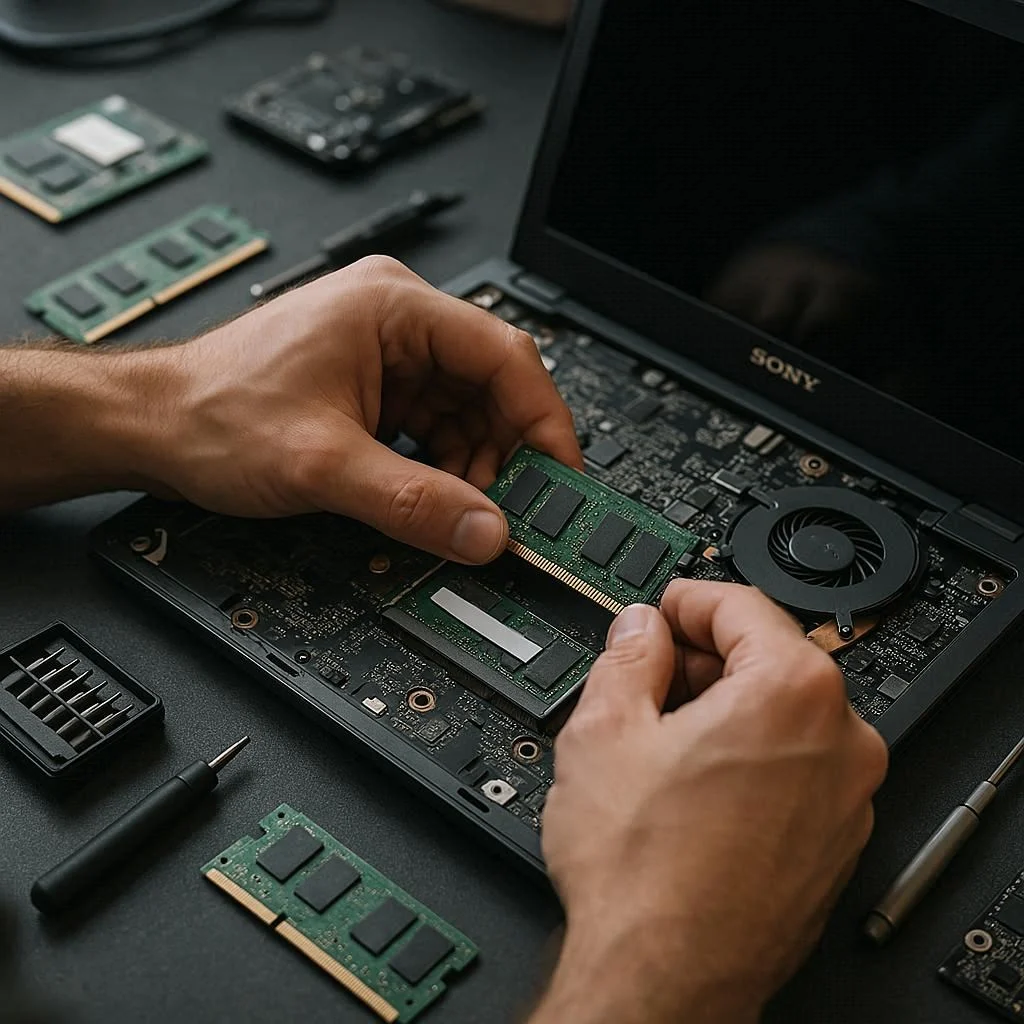 ارتقا رم لپ تاپ سونی