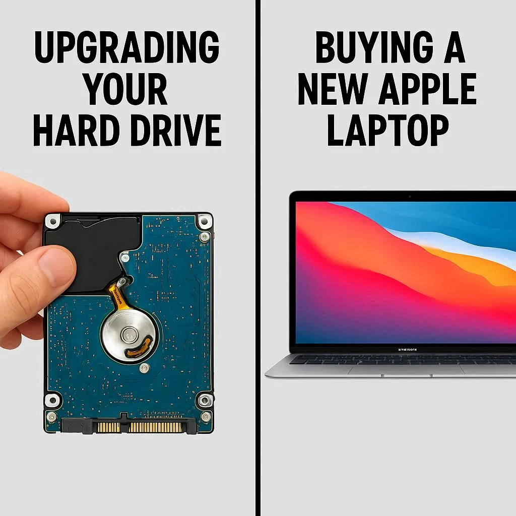 ارتقا هارد یا خرید لپ‌تاپ جدید اپل؟