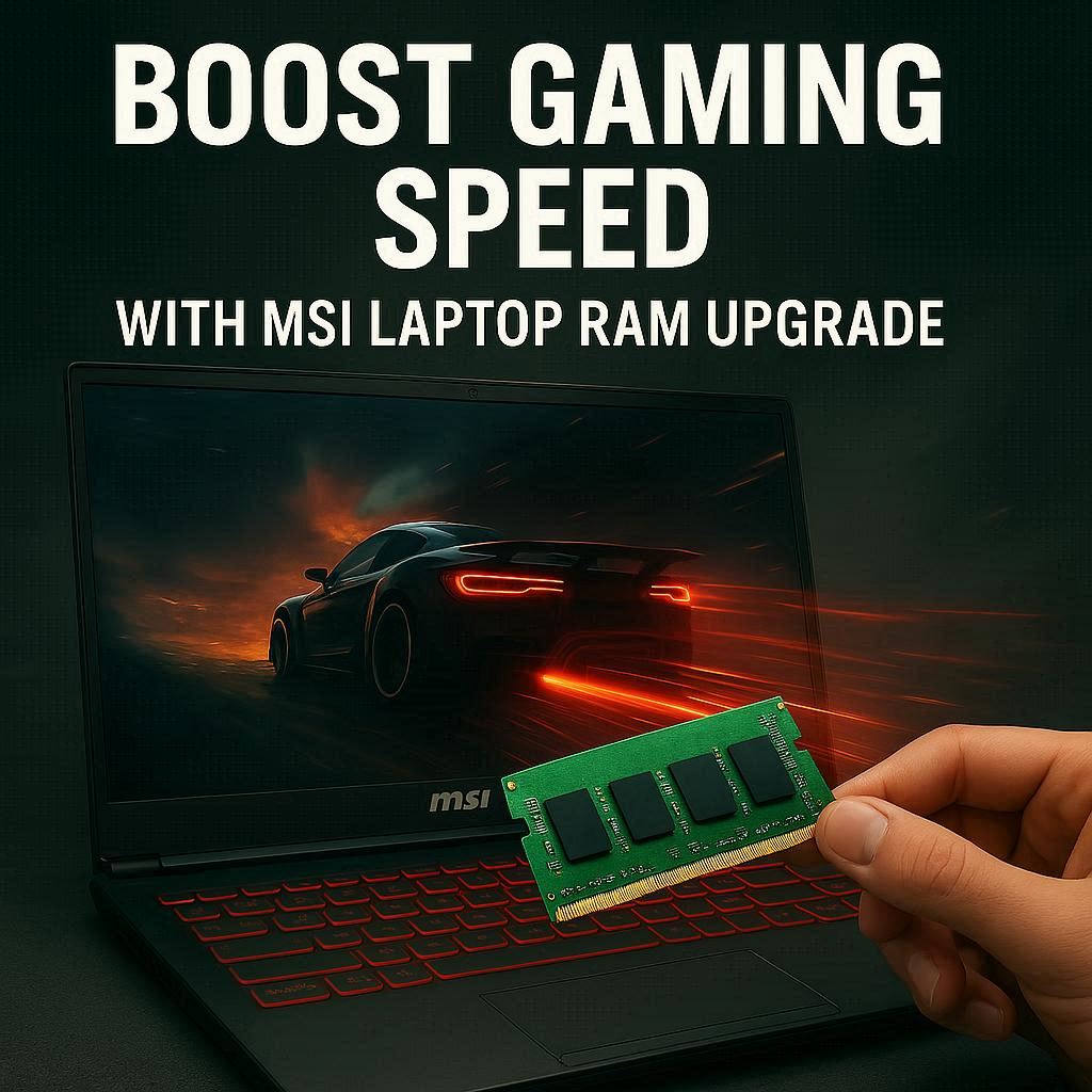 افزایش سرعت گیمینگ با ارتقا رم MSI