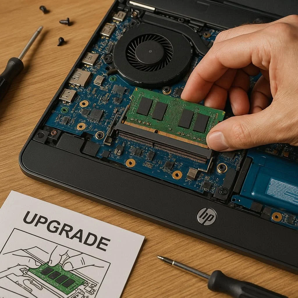 اهمیت ارتقا رم لپ تاپ اچ پی