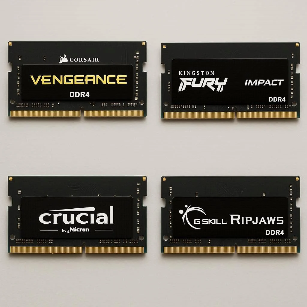 بهترین برندهای رم برای لپ تاپ اچ پی