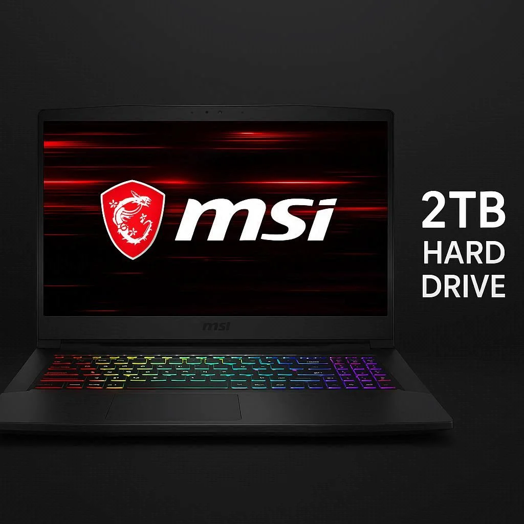 بهترین ظرفیت هارد برای لپ تاپ گیمینگ MSI
