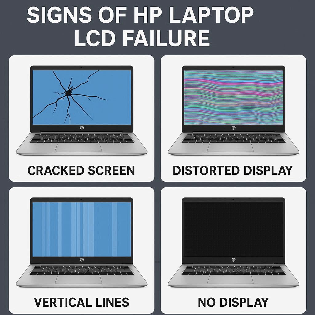 دلایل رایج آسیب دیدن صفحه نمایش اچ پی