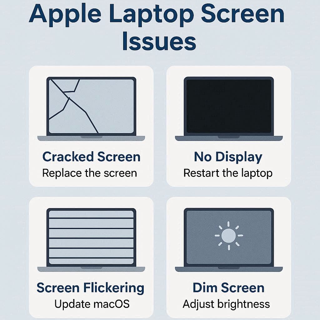 رفع مشکلات شایع صفحه نمایش