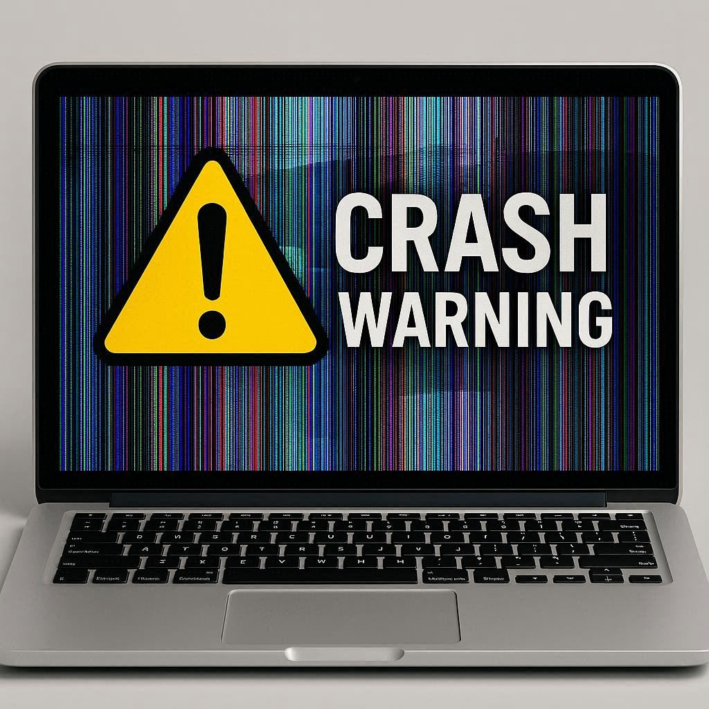 علائم هشداردهنده خرابی LCD لپ تاپ اپل