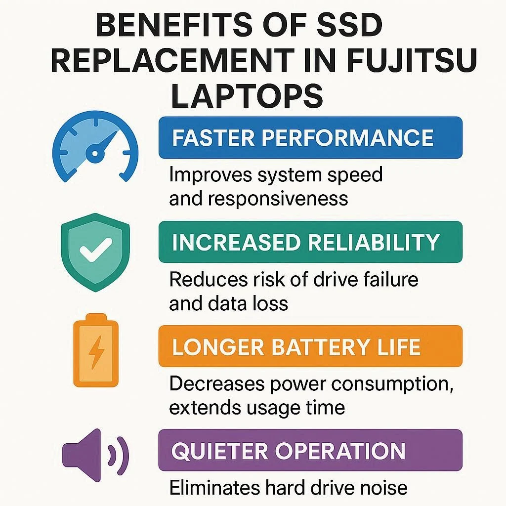 مزایای جایگزینی SSD در فوجیتسو