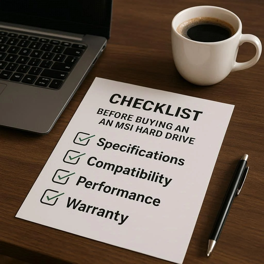 نکات مهم پیش از خرید هارد لپ تاپ MSI