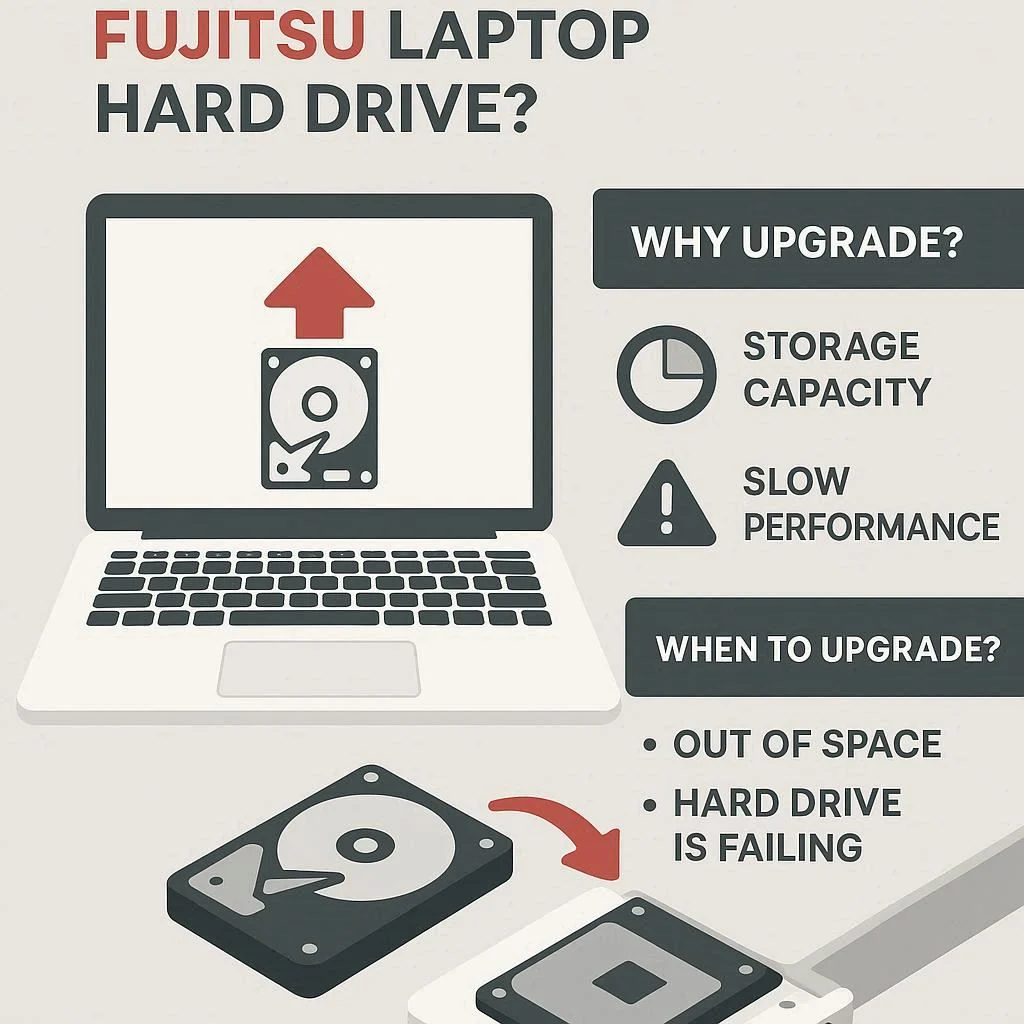 چرا و چه زمانی باید هارد لپ‌تاپ فوجیتسو را ارتقا داد؟