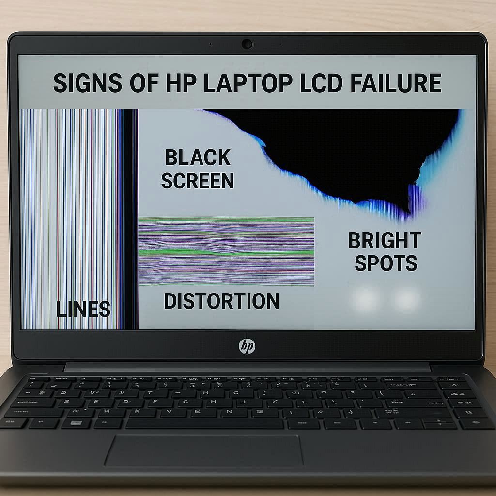 نشانه‌های خرابی ال سی دی اچ پی