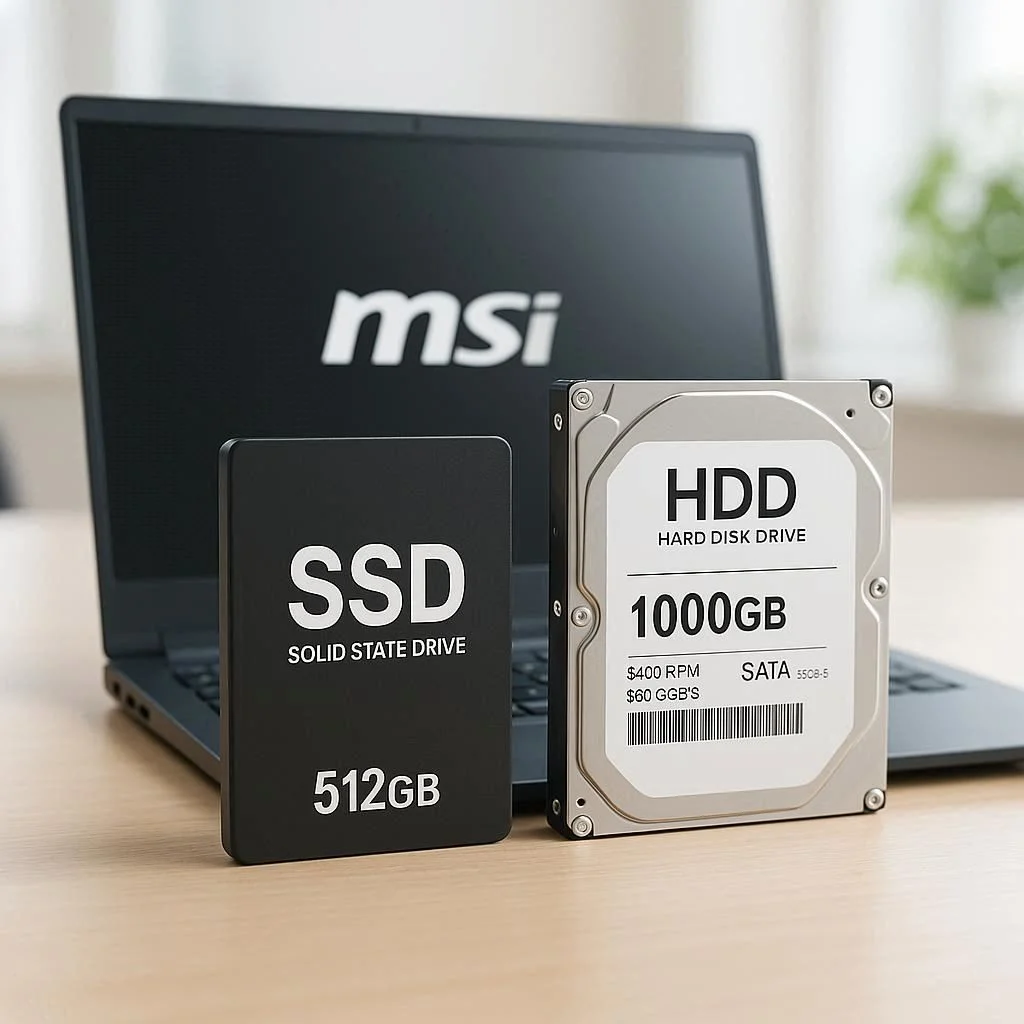 SSD یا HDD برای MSI؟