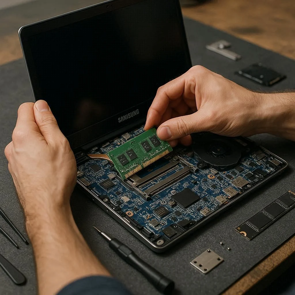 ارتقا رم لپ تاپ سامسونگ