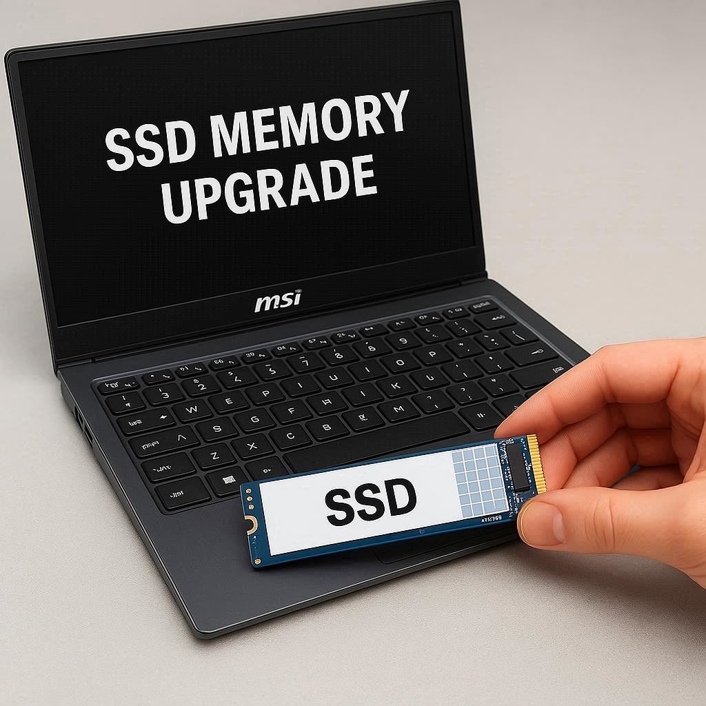 ارتقای حافظه SSD در MSI