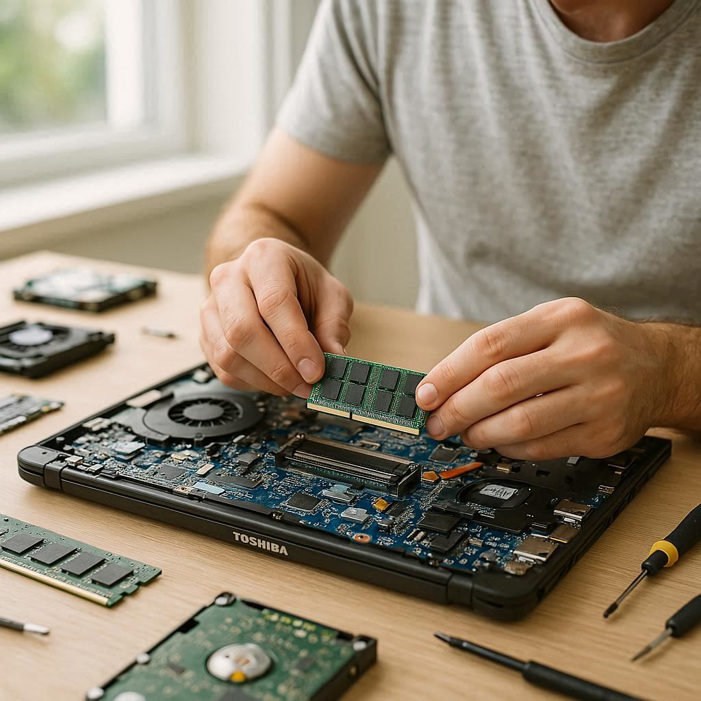 ارتقای رم در توشیبا