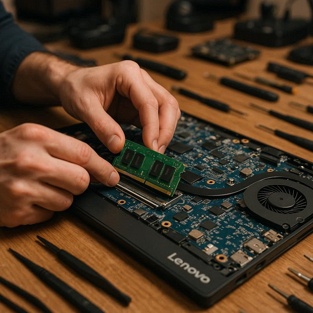 ارتقای رم در لپ تاپ‌های Lenovo