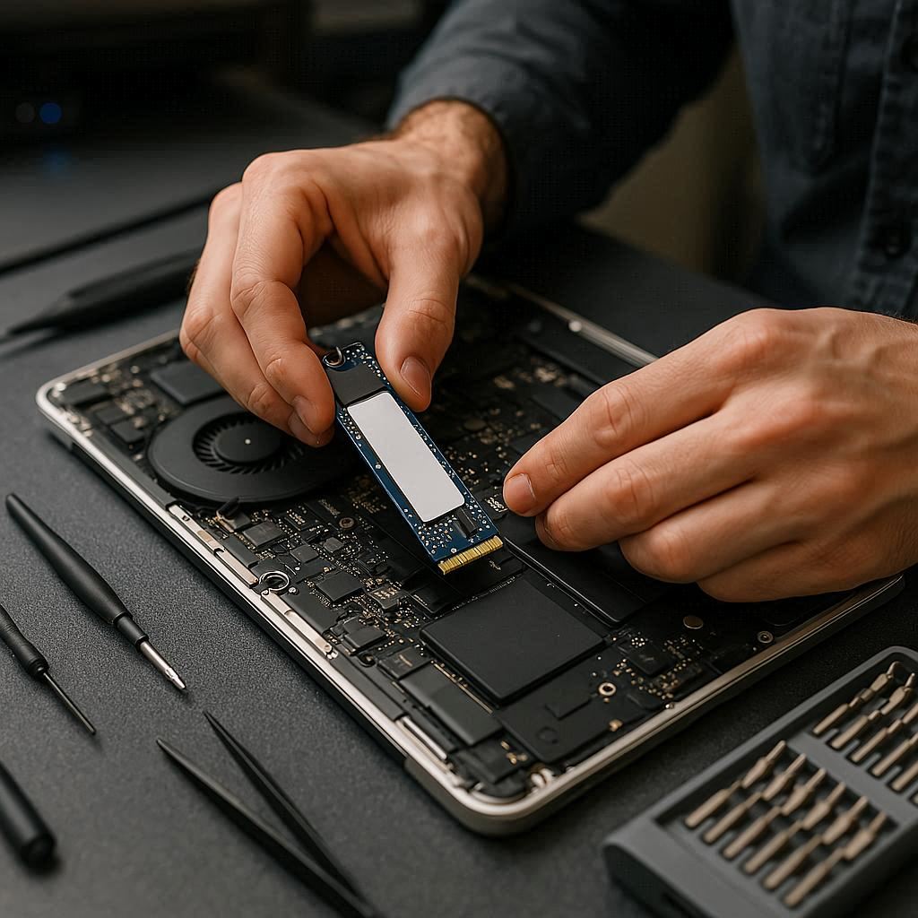 ارتقا حافظه SSD مک ‌بوک