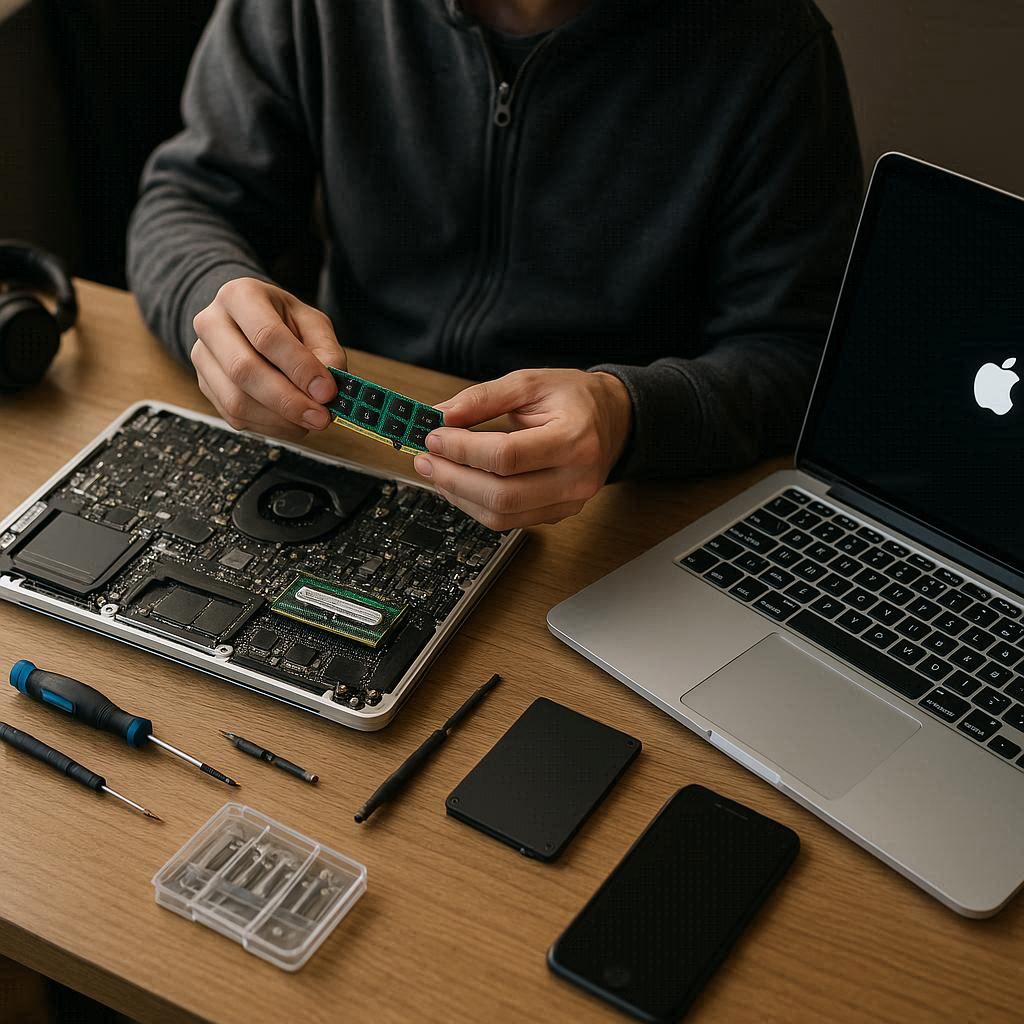 ارتقا در لپ تاپ مک‌ بوک‌های قدیمی و جدید