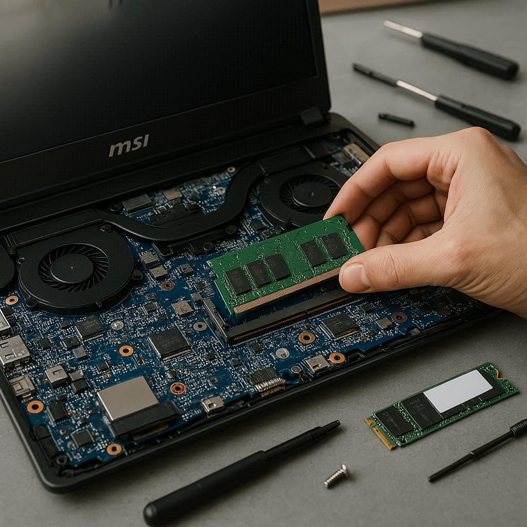 ارتقا لپ تاپ ام اس آی