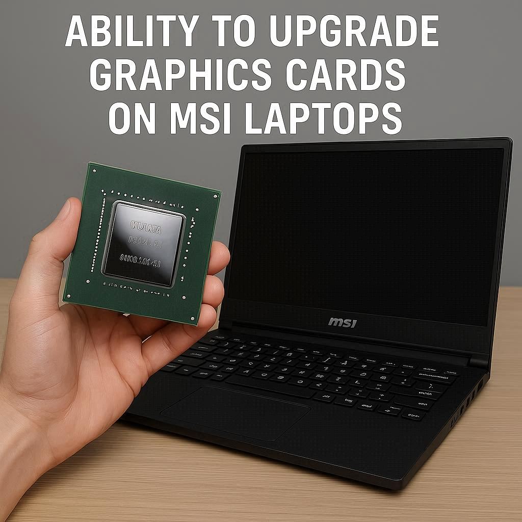 امکان ارتقای کارت گرافیک در لپ‌تاپ‌های MSI