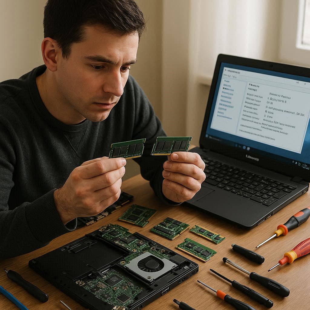 انتخاب رم مناسب لپ تاپ توشیبا