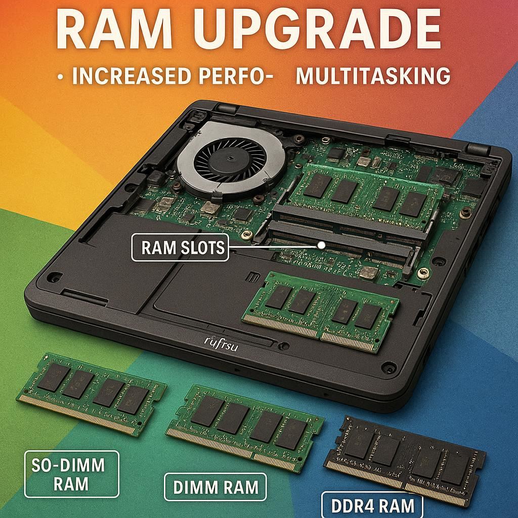 اهمیت ارتقا رم در فوجیتسو