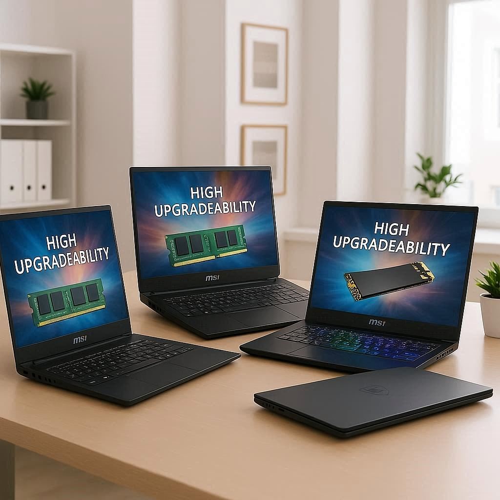 بهترین مدل‌های لپ تاپ MSI با قابلیت ارتقا بالا