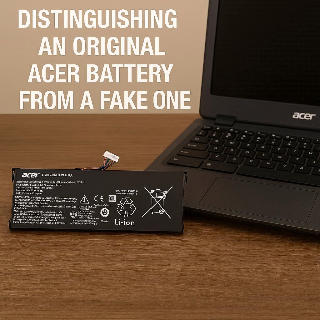 تشخیص باتری اصل از تقلبی ایسر