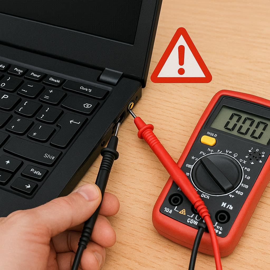 تشخیص مشکل سوکت شارژ در مدل‌های لپ تاپ لنوو