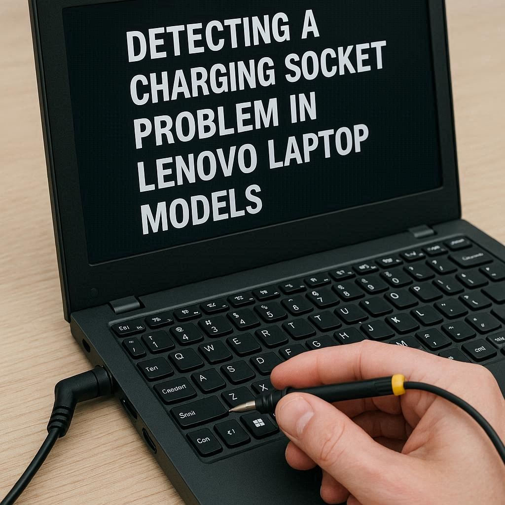 تشخیص مشکل سوکت شارژ در مدل‌های لنوو