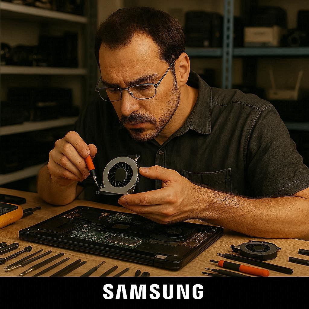 تعمیر فن لپ تاپ سامسونگ