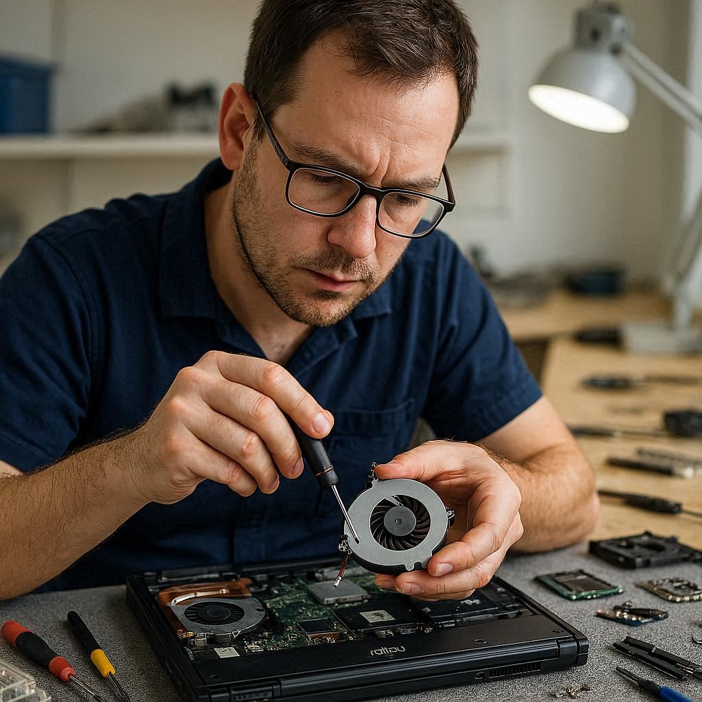 تعمیر فن لپ تاپ فوجیتسو