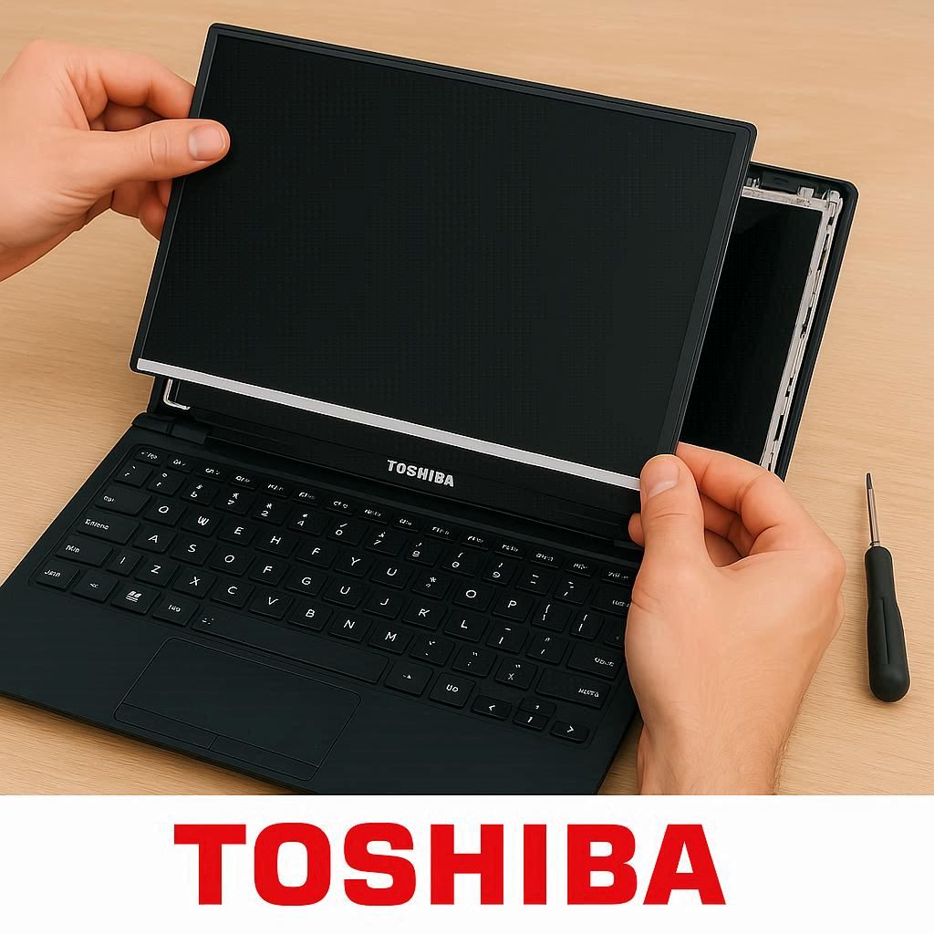 تعمیر و تعویض ال سی دی لپ تاپ توشیبا