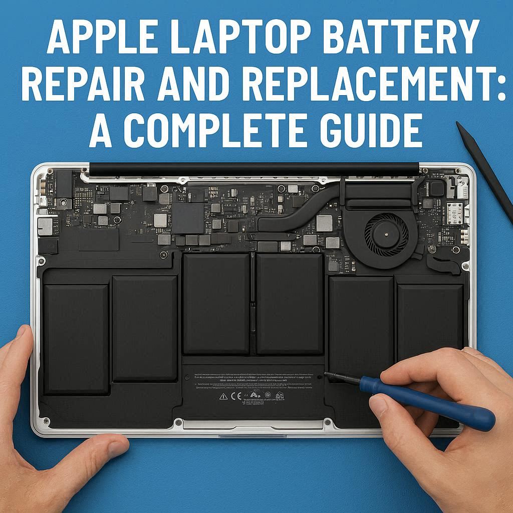تعمیر و تعویض باتری لپ تاپ اپل؛ راهنمای کامل