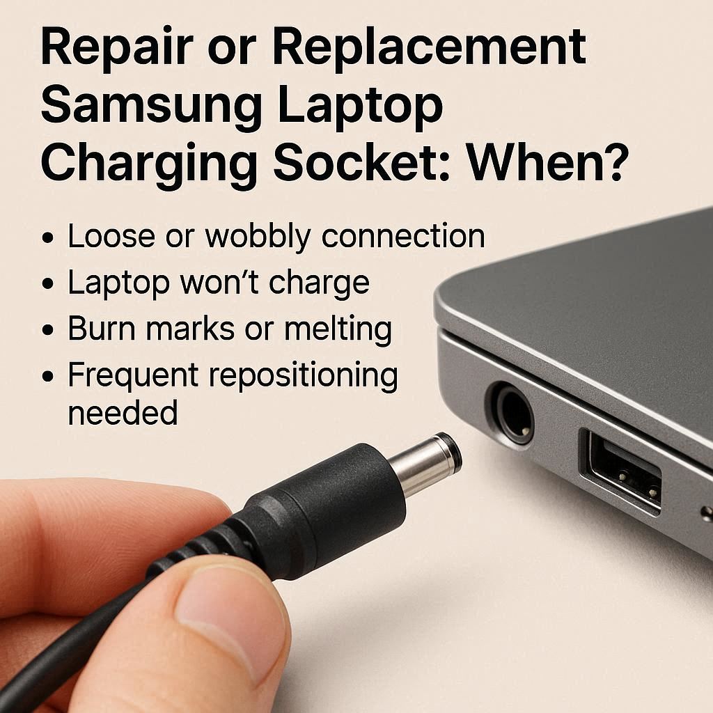 تعمیر یا تعویض سوکت شارژ چه زمانی؟