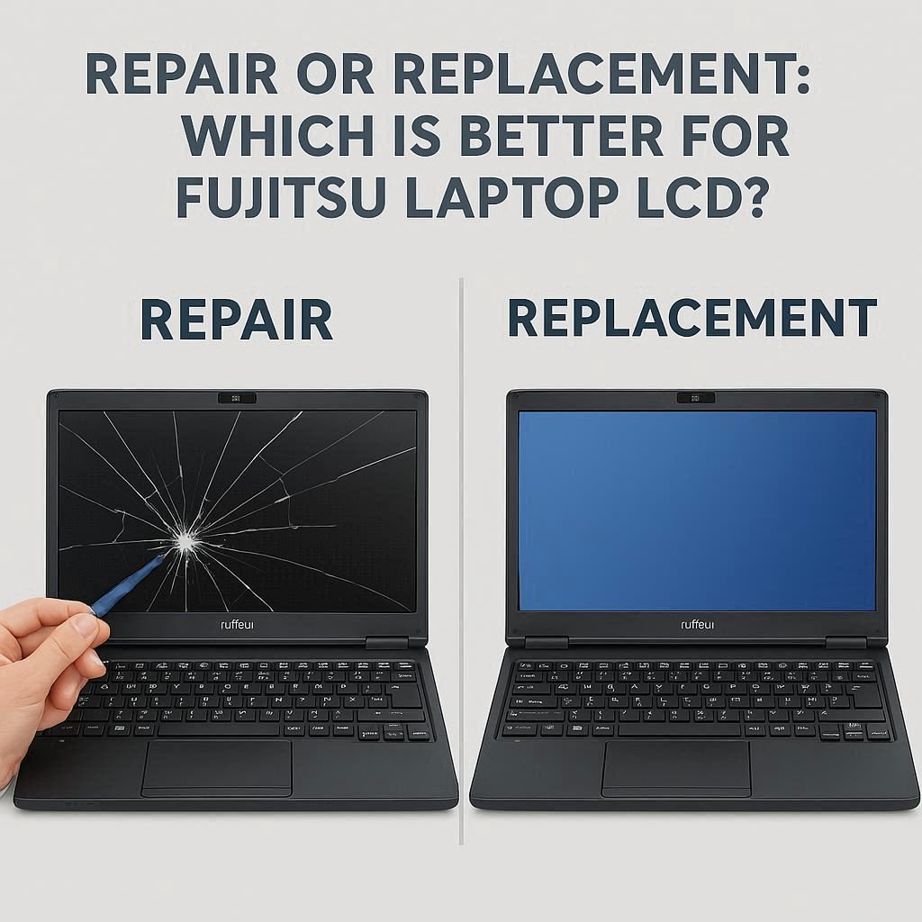 تعمیر یا تعویض کدام برای ال سی دی لپ تاپ فوجیتسو بهتر است؟