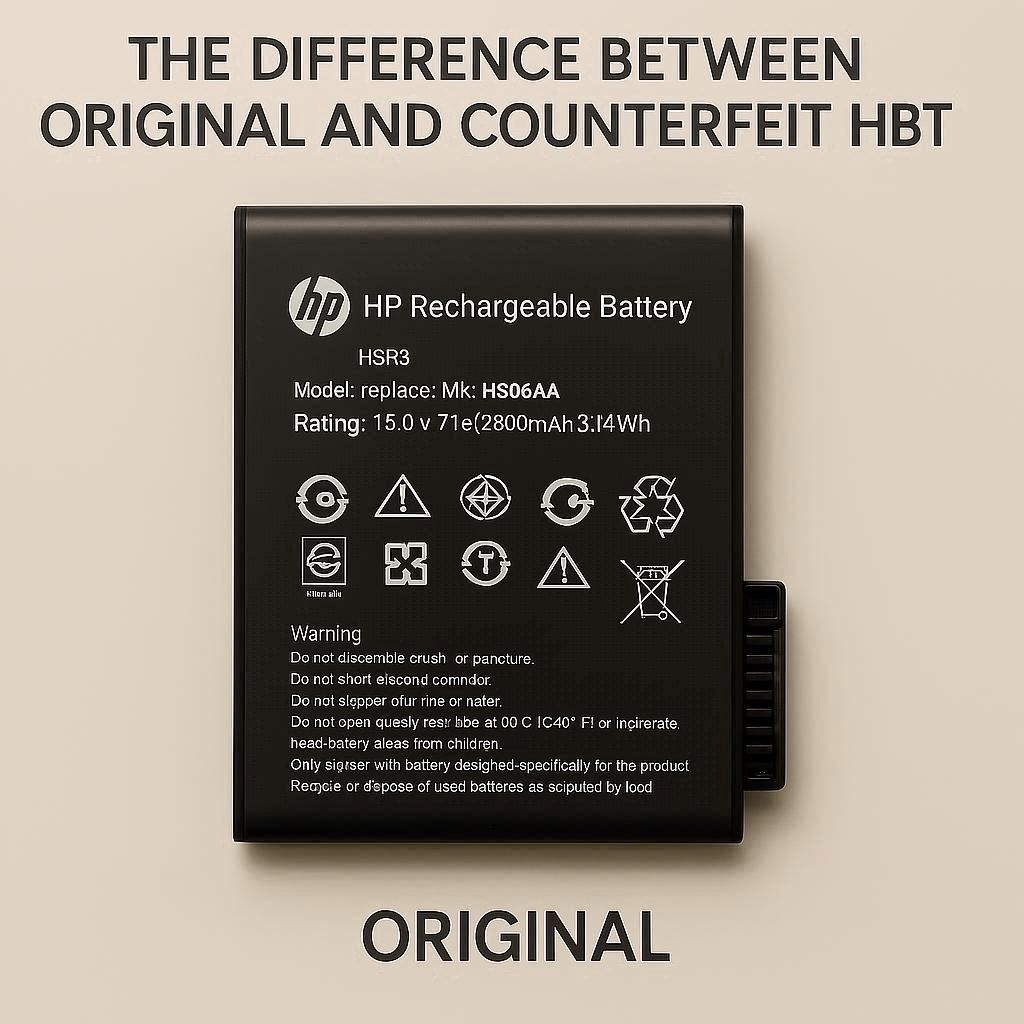 تفاوت باتری‌های اصلی و تقلبی HP