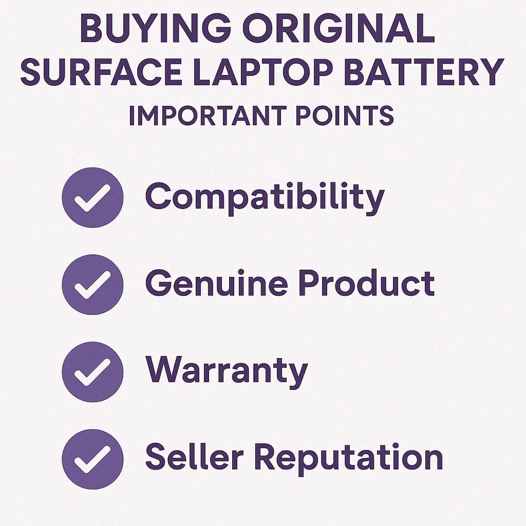 خرید باتری اورجینال سرفیس نکات مهم