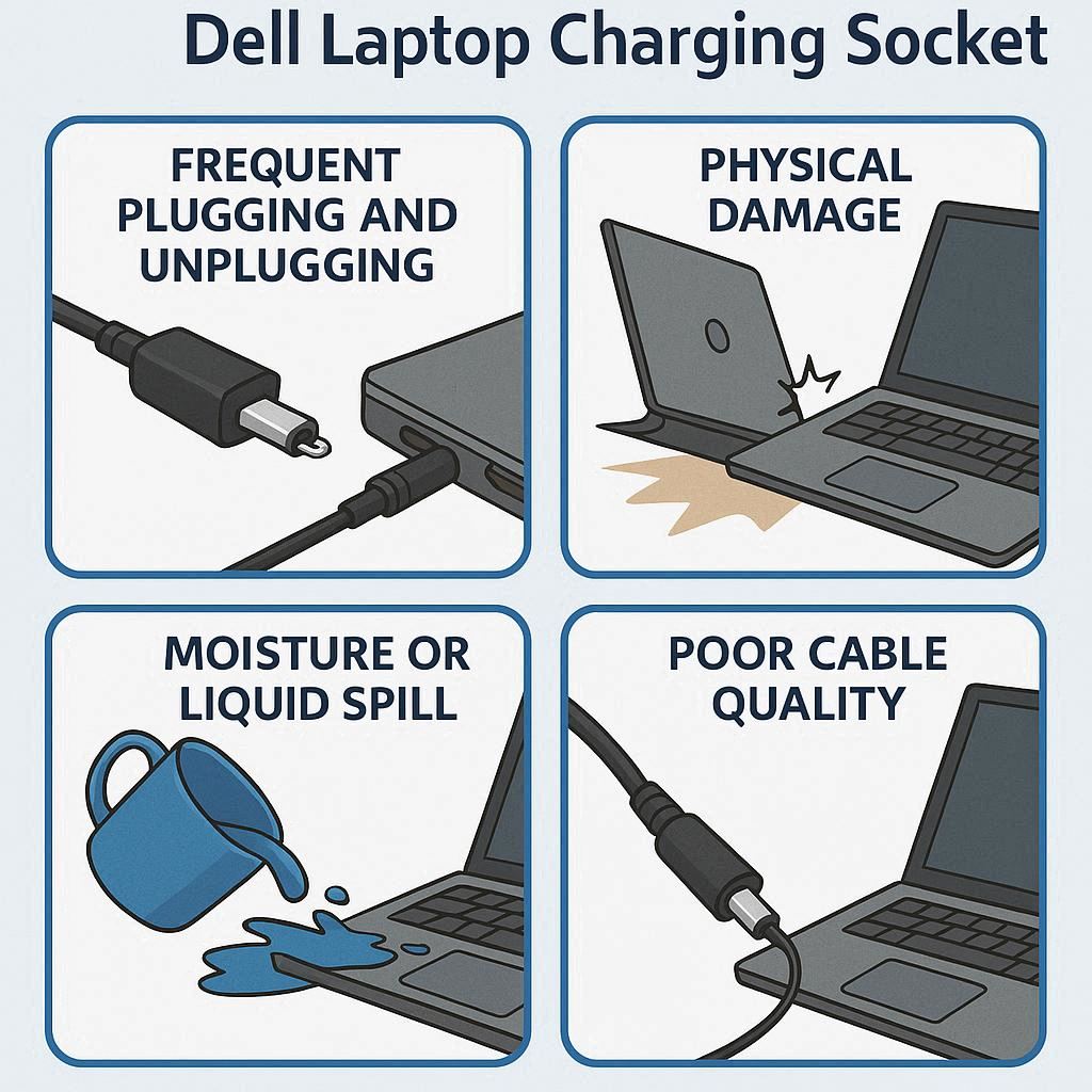 دلایل آسیب سوکت شارژ دل