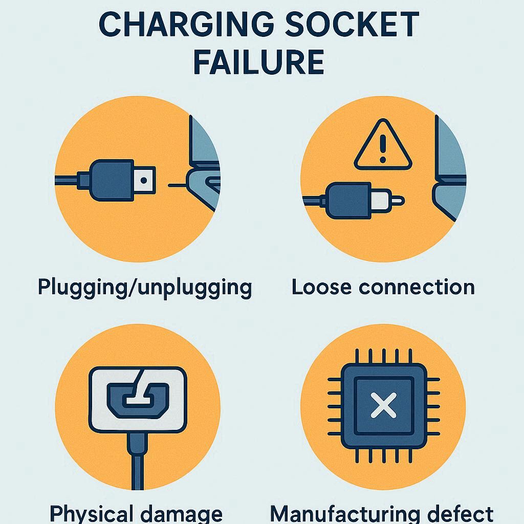 دلایل اصلی خرابی سوکت شارژ لپ تاپ ایسر