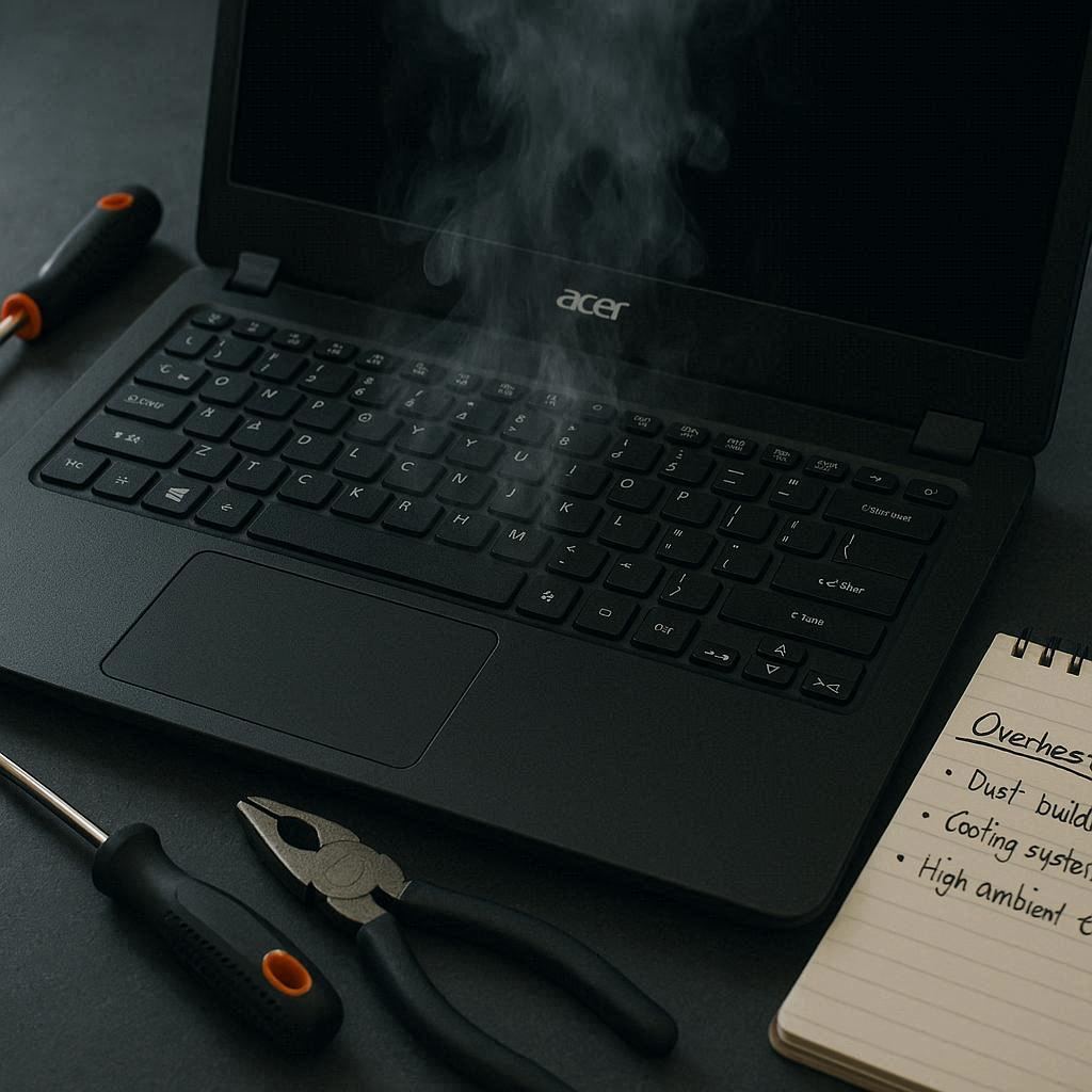 دلایل داغی در Acer