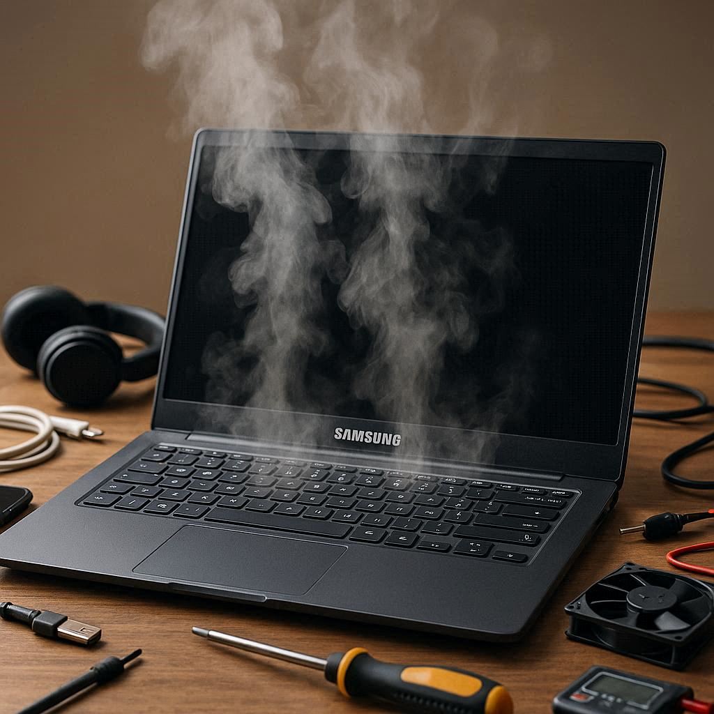 دلایل داغ شدن لپ تاپ سامسونگ