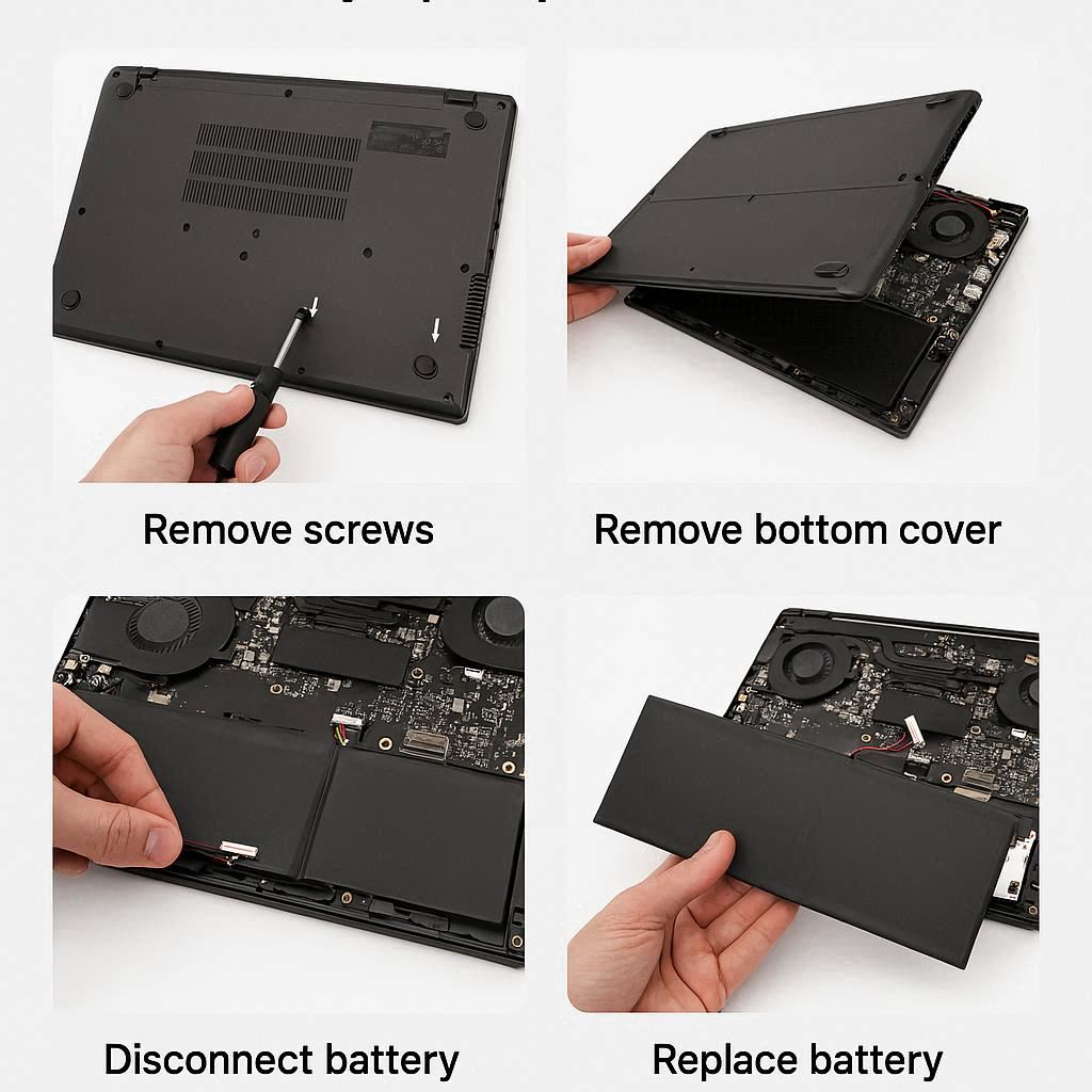 راهنمای تعمیر و تعویض باتری ام اس آی