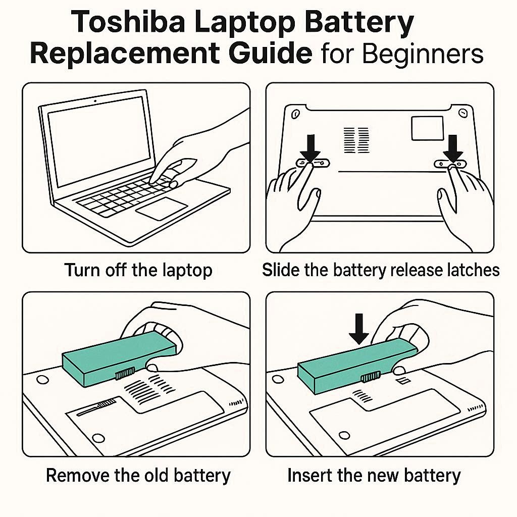 راهنمای تعویض باتری برای مبتدی‌ها