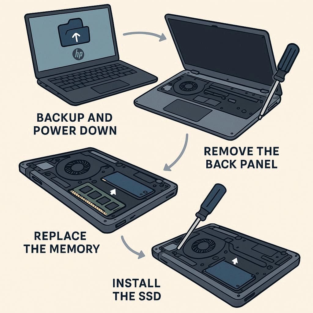 راهنمای جامع ارتقا اچ پی