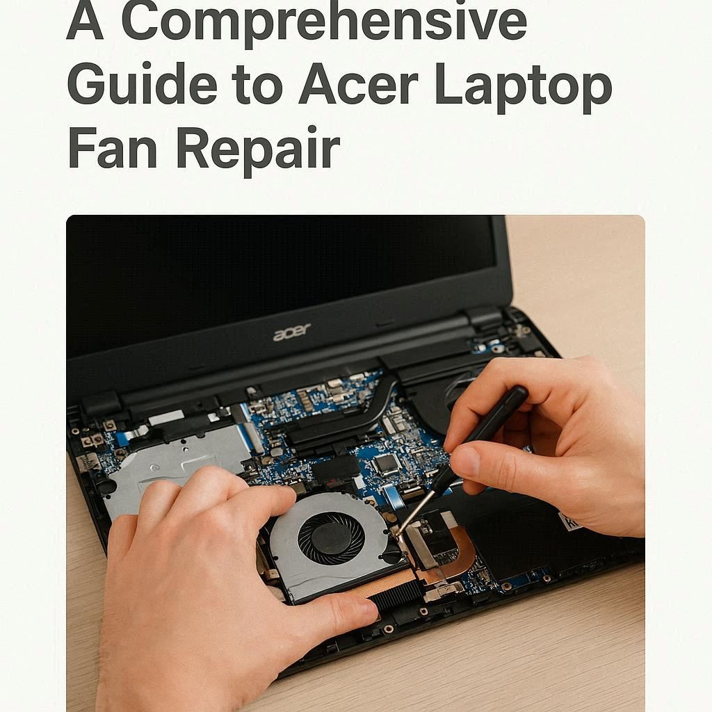 راهنمای جامع تعمیر فن لپ‌ تاپ ایسر